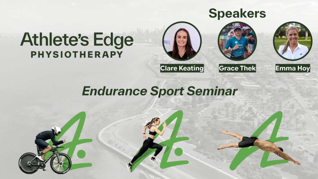 triathlete running education event melbourne physio