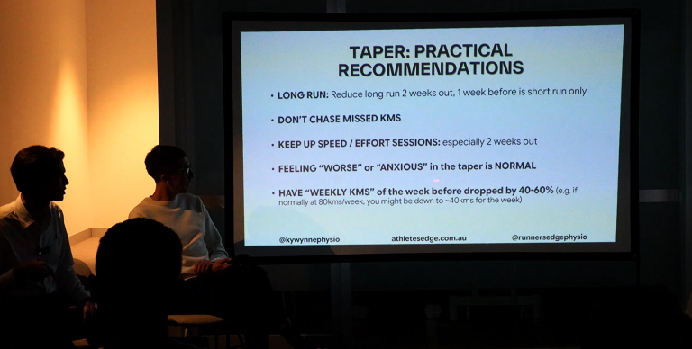 running education melbourne marathon course taper recommendations